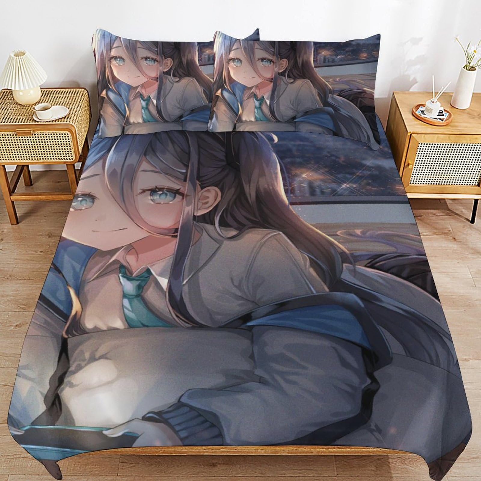 【希少】アリスのカート・着せ替えカバーセット Ｍサイズ Amazon｜寝具カバーセット ブルーアーカイブ 天童アリス 布団カバー×1+